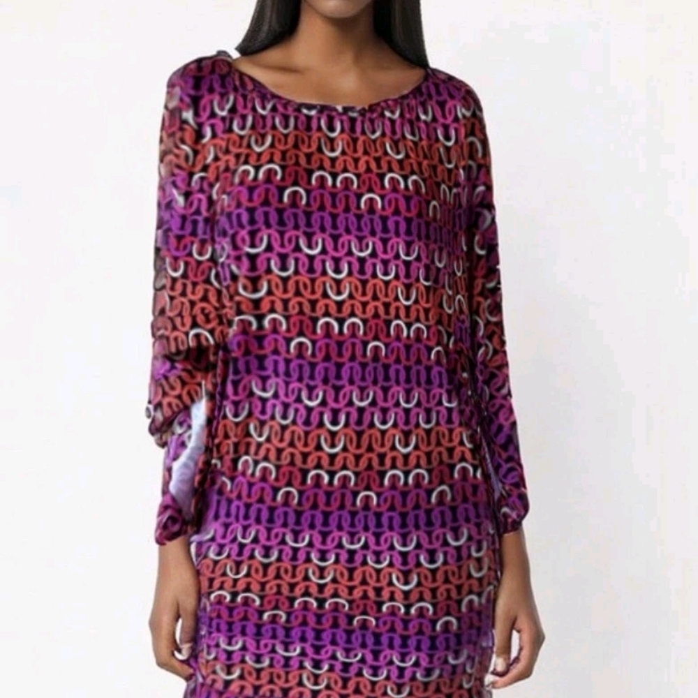Trina Turk Pareo Swim Tunic Cover Up Dress Echo - Sz MED - $152